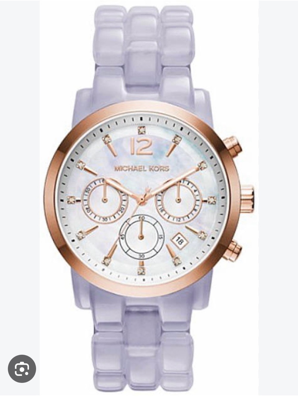 Michael Kors Lavender Audrina Watch